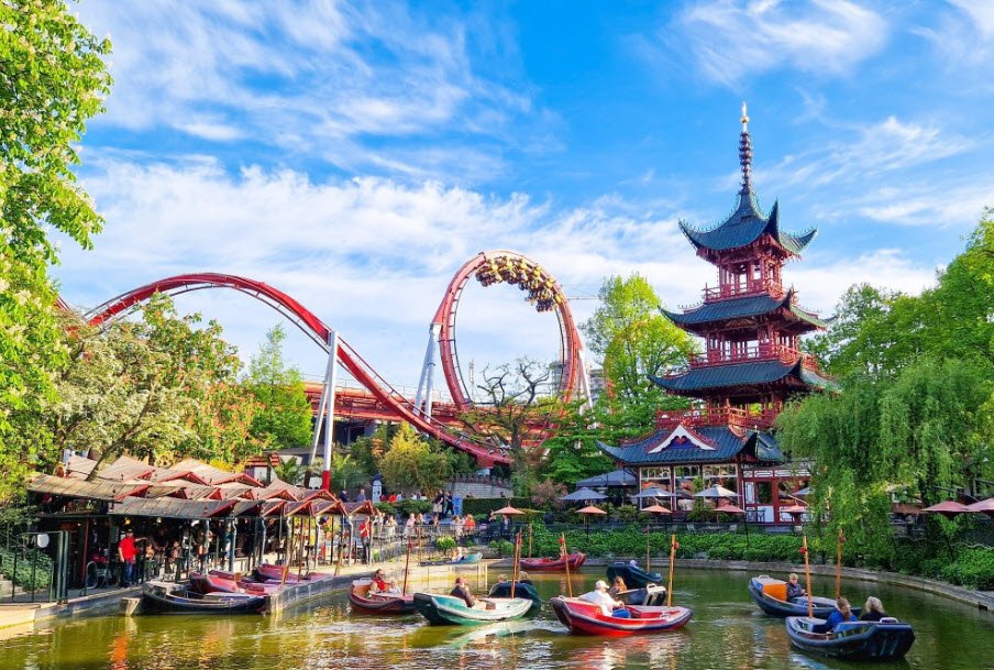 Tivoli Gardens, Copenhagen, Denmark